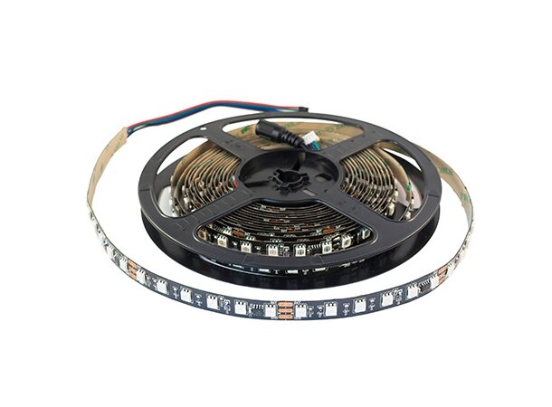 InventDesign Digidot LED Strip RGB HR 5m 24V High Res Black PCB